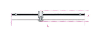 920/42-1/2" DRIVE SLIDING T HANDLE