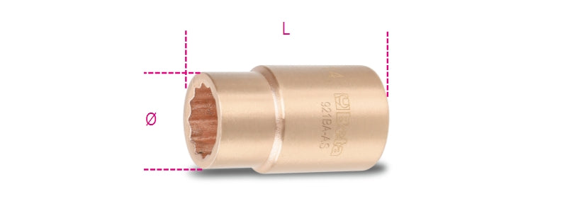 921BA-AS 1"-SPARKPROOF BI-HEX SOCKETS