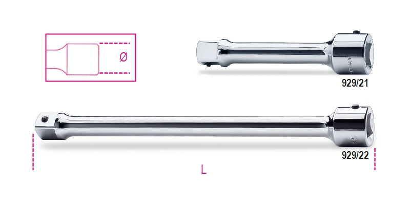 929/21-1" DRIVE EXTENSION BARS