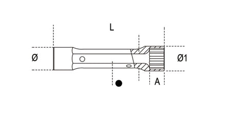 935 10X11-HEXAGON TUBULAR SOCKET WR.