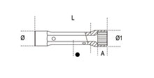 935 10X11-HEXAGON TUBULAR SOCKET WR.