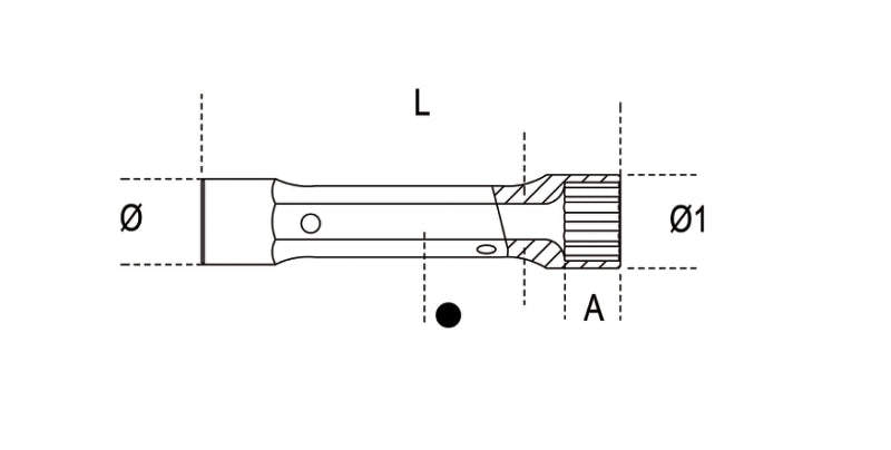935 10X11-HEXAGON TUBULAR SOCKET WR.