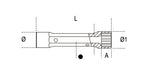 935 10X11-HEXAGON TUBULAR SOCKET WR.