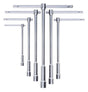 949/S6-SET OF 6 DEEP T-HANDLE SOCKET WR