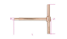 951BA 4-T-HANDLE WR HEX MALE, SPARKPROOF