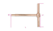 951BA 4-T-HANDLE WR HEX MALE, SPARKPROOF