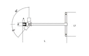 952FTX 10-T-HANDLE WR. SWIVELLING TX