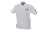 9534W S-THREE-BUTTON POLO SHIRT, WHITE