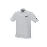 9534W THREE-BUTTON POLO SHIRT, WHITE