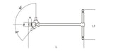 953 10-T-HANDLE WR. SWIVELLING HEXAGON