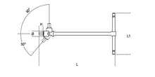 953 10-T-HANDLE WR. SWIVELLING HEXAGON