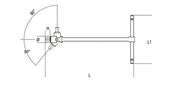 953 10-T-HANDLE WR. SWIVELLING HEXAGON