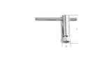 955 20,8-TUBULAR SPARK-PLUG WRENCH