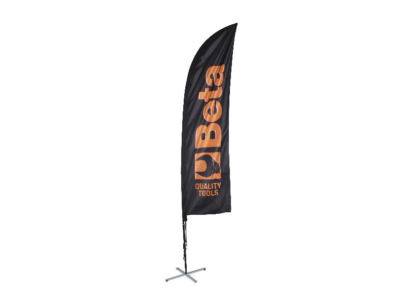 9561V 2,5-SAIL FLAG 2.5X0.50 M WITH BASE