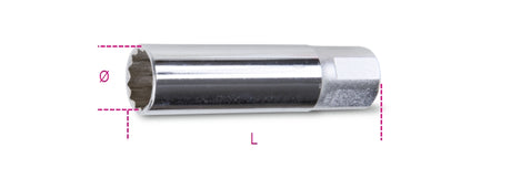 956F 14-SQUARE DRIVE SPARK PLUG SOCKETS