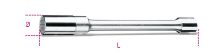 956L 14-1/2 SPARK PLUG SOCKETS LONG