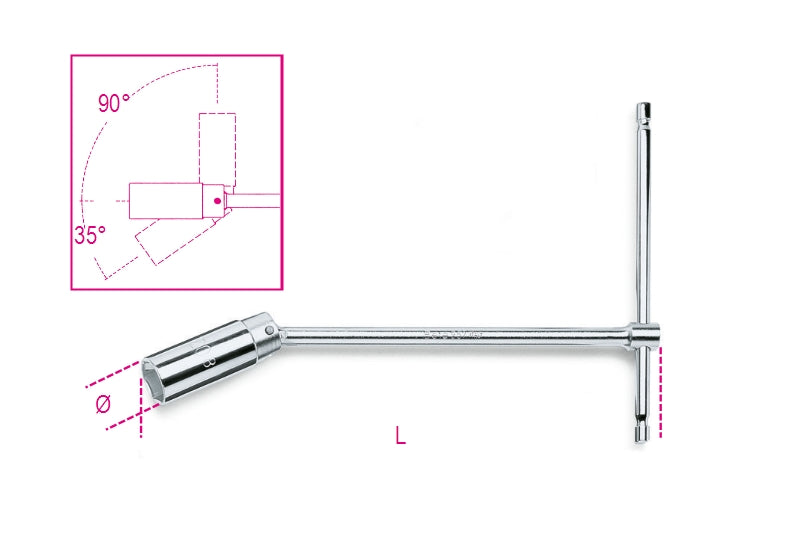 957 16-T-HANDLE SPARK PLUG WRENCHES