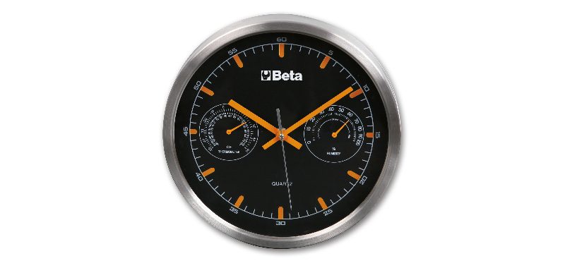 9594-CLOCK WITH THERMOMETER