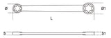 95FTX 20X24-DOUBLE-ENDED STRAIGHT WR.