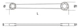 95FTX 10X12-DOUBLE-ENDED STRAIGHT WR.