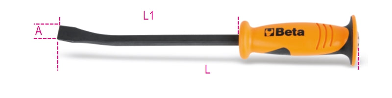 965 600-PRY BARS WITH FLAT CURVED ENDS