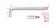 96BPC 1,5-BALL HEAD OFFSET HEX. KEY WR.