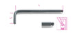 96BP 1 - 5-BALL HEAD HEX. KEY WR.BURNISHED