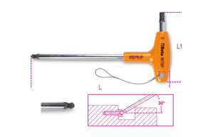 96TBP-HS 8-BALL HEAD OFFSET HEX KEY WR