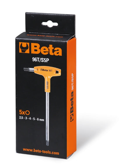 96T/S5P-SET 5 OFFSET HEX KEY WR+HANDLES