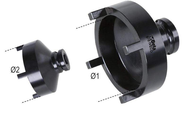 970 IVECO-HOOK SOCKET FOR HUB NUTS