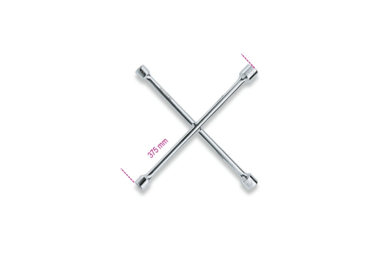 978-FOUR-WAY HEXAGON WHEEL NUT WRENCHES