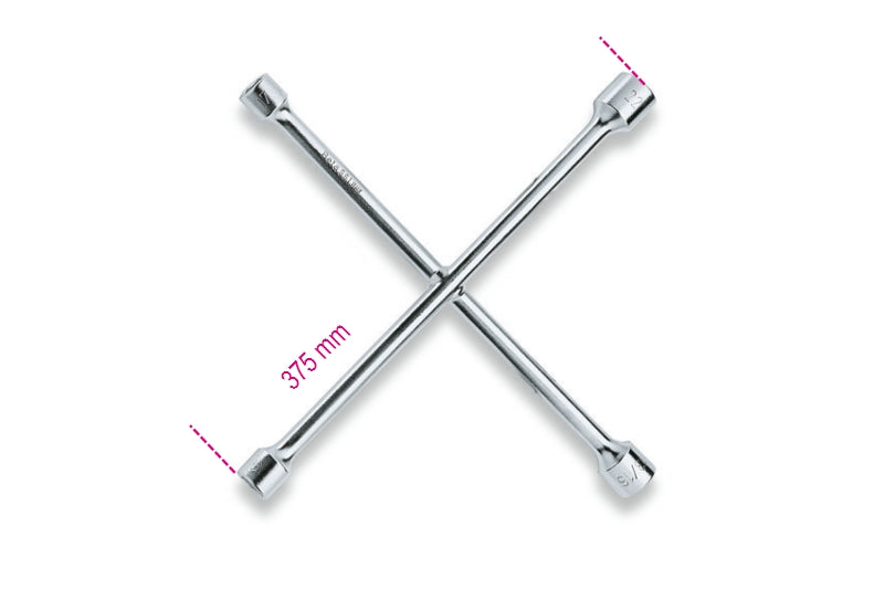 978-FOUR-WAY HEXAGON WHEEL NUT WRENCHES