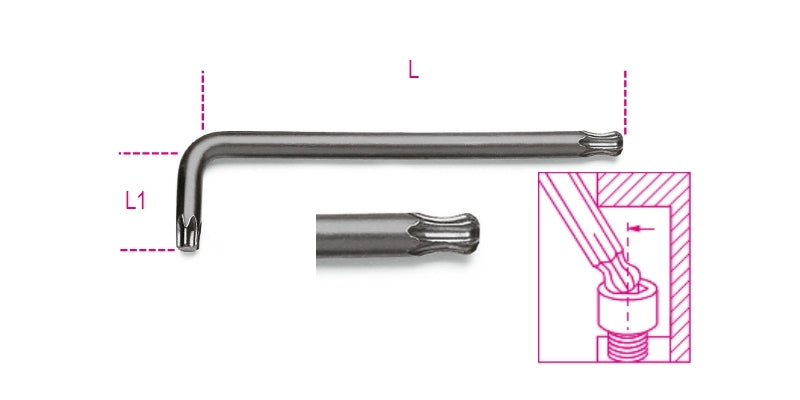 97BTXL 09-BALL HEAD OFFSET KEY WR LONG