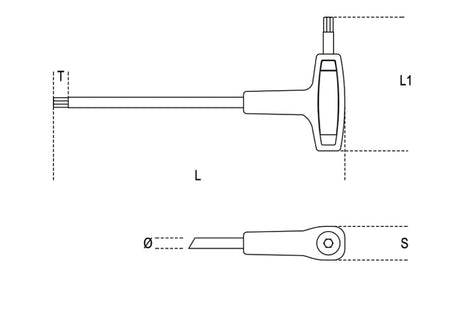 97TTX-HS 10-OFFSET KEY WR. HANDLES TORX®