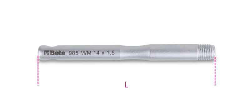 985M M12X1,25-MALE GUIDE PINS