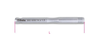 985M M12X1,25-MALE GUIDE PINS