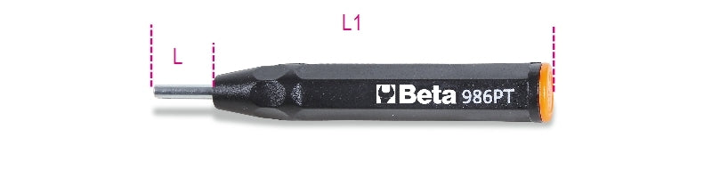 986PT-TYRE VALVE SCREWDRIVER, PRECALIBR.