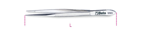 990 130-STRAIGHT THIN SPRING TWEEZERS