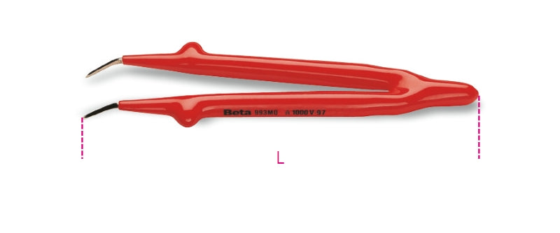 993MQ-BENT SPRING TWEEZERS