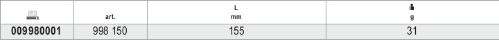 998 150-CROSS END SPRING TWEEZERS