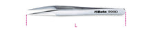 999D-EXTRA SLIM ANGLED SPRING TWEEZERS
