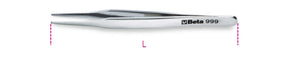 999-FLAT ROUND END SPRING TWEEZERS