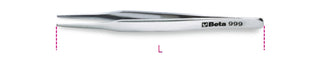 999-FLAT ROUND END SPRING TWEEZERS