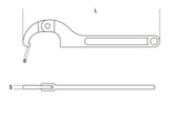 99SQ 120-180-HOOK WR.WITH SQUARE NOSES