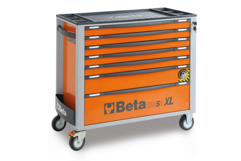 C24SAXL/7-O-ROLLER CAB 7 DRAWERS, LONG