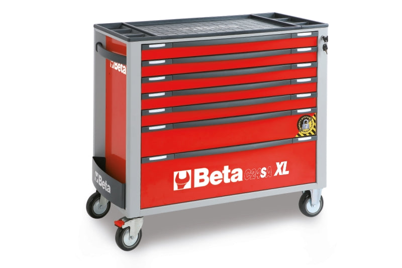 C24SAXL/7-O-ROLLER CAB 7 DRAWERS, LONG