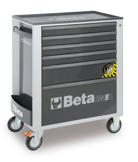 C24SA/6-O-ROLLER CAB 6 DRAWERS,ANTI-TILT