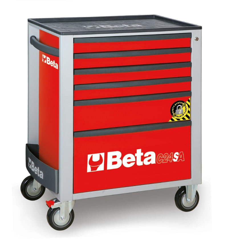 C24SA/6-O-ROLLER CAB 6 DRAWERS,ANTI-TILT