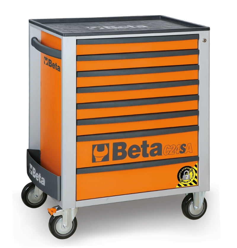 C24SA/8-O-ROLLER CAB 8 DRAWERS,ANTI-TILT