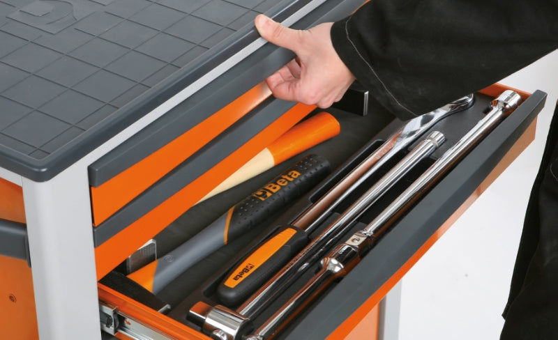 C24SA/8-O-ROLLER CAB 8 DRAWERS,ANTI-TILT